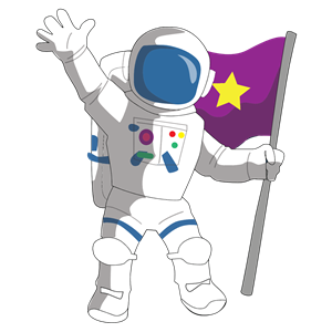 Cartoon Astronaut
