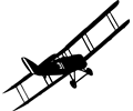 Biplane Flying