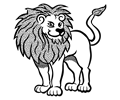 lion - lineart