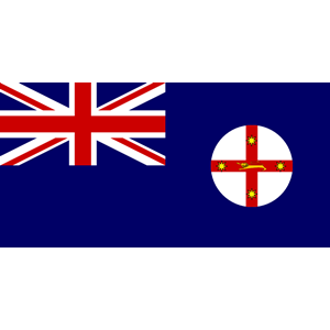 Flag of New South Wales Australia