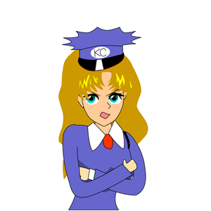 Talking policewoman (Animation)