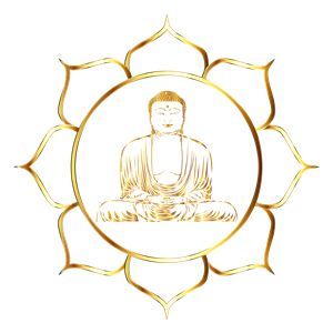 Gold Buddha Lotus No Background