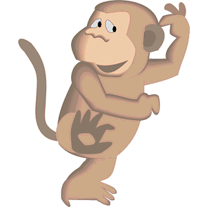 Monkey Dancing clipart, cliparts of Monkey Dancing free download (wmf