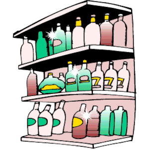 Liqueur Store Shelves