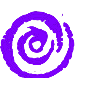 Fire Spiral Purple