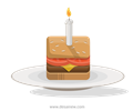 Birthday Burger Vector