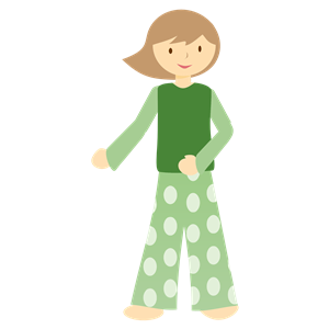 Girl In Pajamas