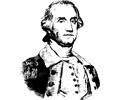 George Washington portrait (black)