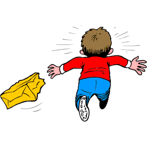 Boy Running Away clipart, cliparts of Boy Running Away free download