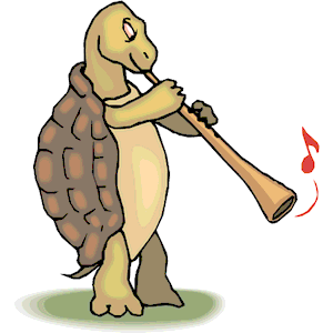 Tortoise Playing Horn