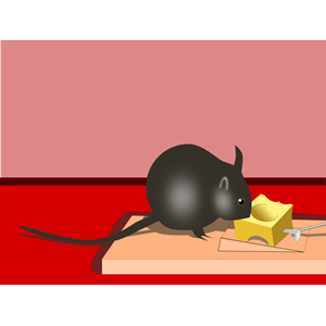 Mouse with trap