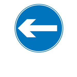 Roadsign turn left