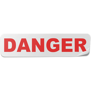 Danger label