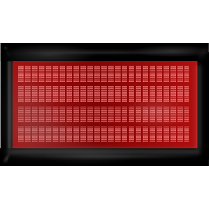 LCD Display Red