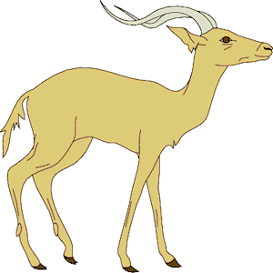 Antelope 002 clipart, cliparts of Antelope 002 free download (wmf, eps