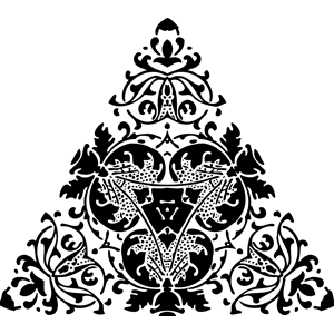 Triangular ornament 27