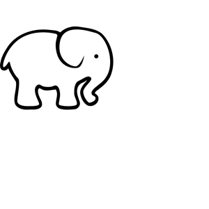 Personalized Birthday Elephant