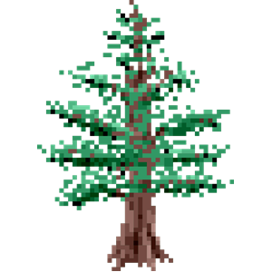 Pixel Pine Tree