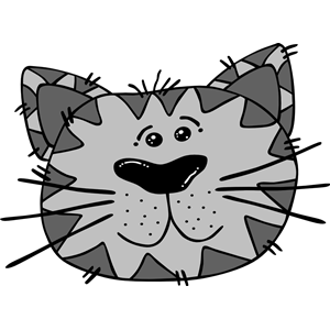 Cartoon Cat Face