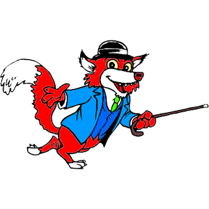 Fox with Cane