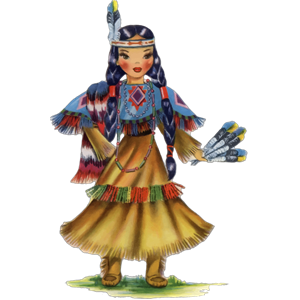 Vintage Native American Doll