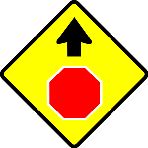 caution_stop sign