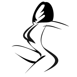 stylized woman silhouette