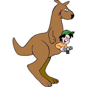 Kangaroo with Boy