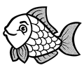 fish - lineart
