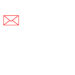 Red Envelope Outline