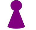 Ludo Piece - Plum Purple