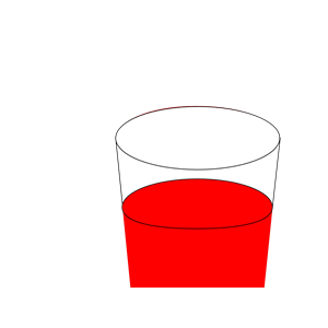 Red Cup Of Water