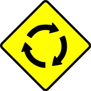 caution_roundabout