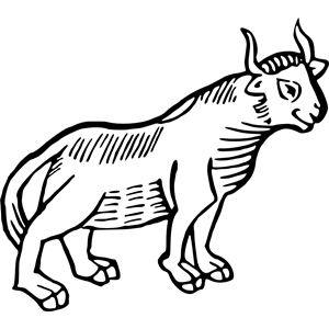 Stylised bull