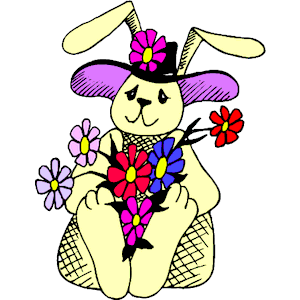 Bunny & Flowers