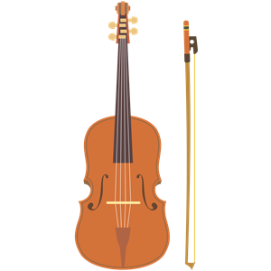 Violin and bow (#4)