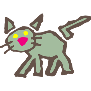 cartoon cat 04
