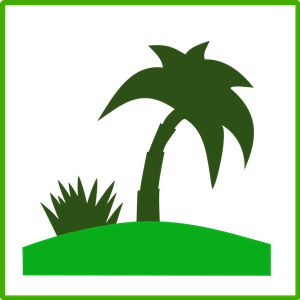 Eco Green Tourism Icon