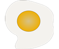 sunnyside-up egg