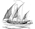 lateen sails