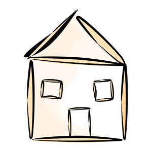 stylized house
