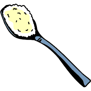 Spoon with Food
