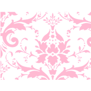 Cotton Candy Pink Damask Pattern Ffbad