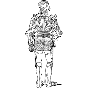 suit of armor - back