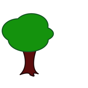 Green Tree, Brown Trunk