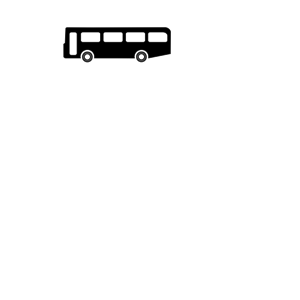 bus symbol black 01