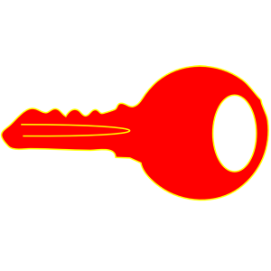 Simple red key