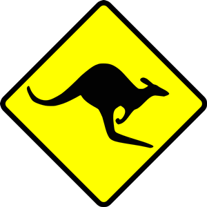 Caution: Kangaroo