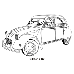Citroen 2 CV, year 1960