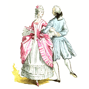 18th century French ballroom costumes 2
